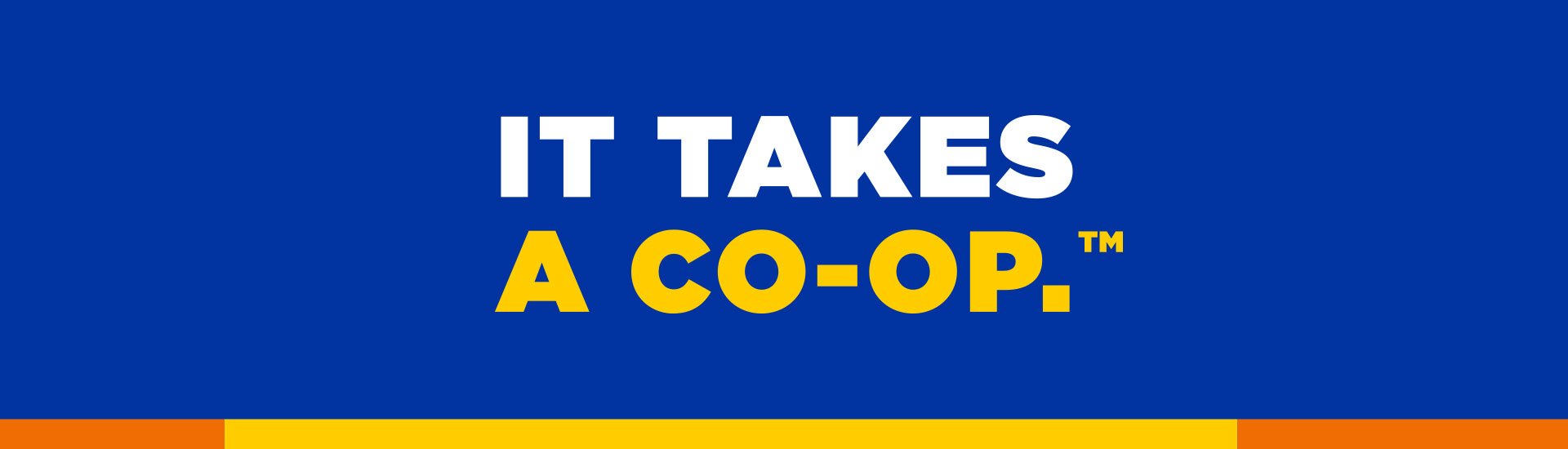 It takes a co-op