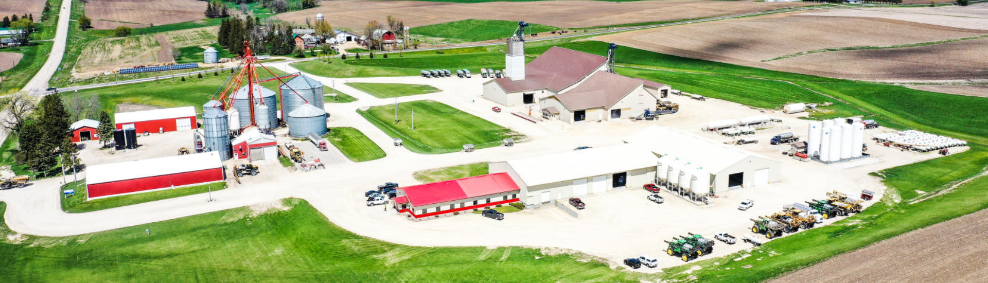 Ariel photo of CHS Rochester buildings