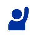 Raised hand icon